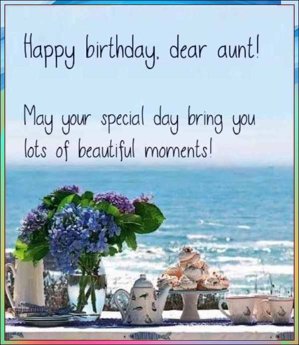 Happy birthday dear aunt