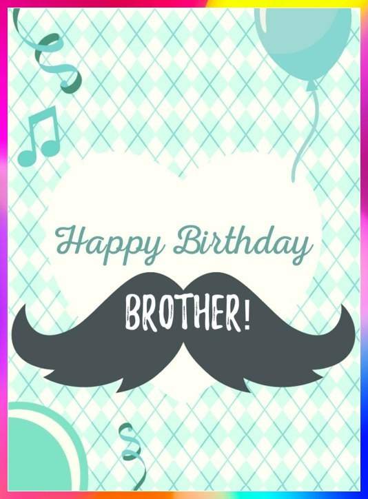 happy birthday brother with love