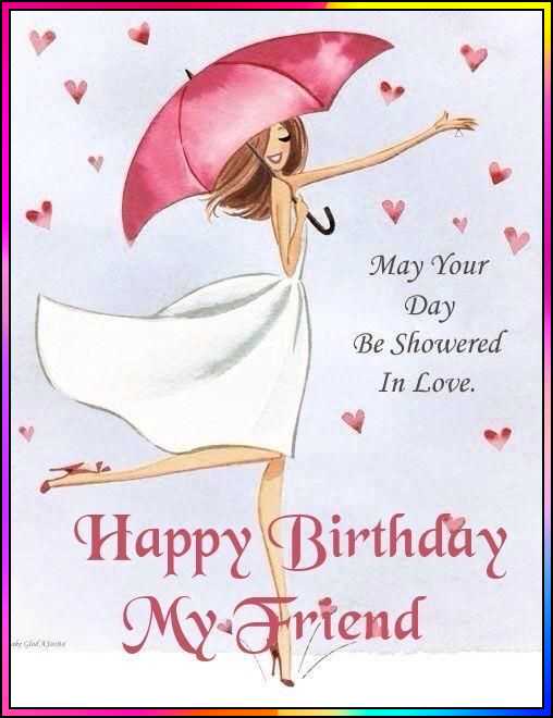 happy birthday blessings images for a woman
