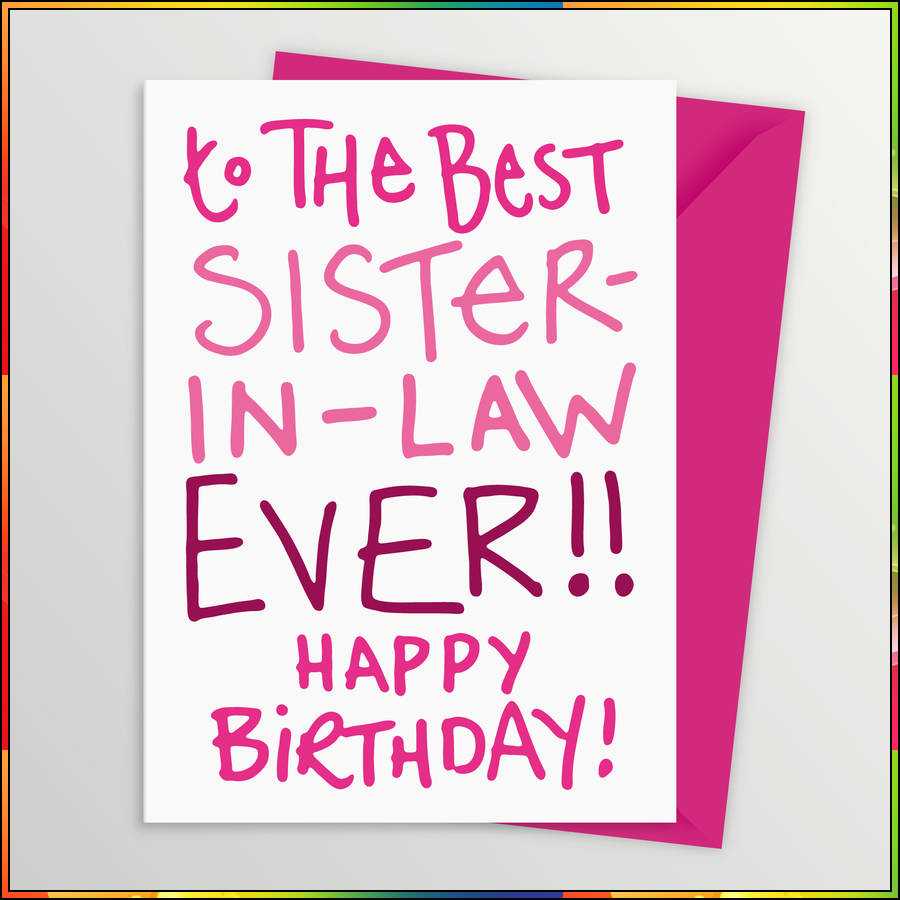 happy birthday sister in law image
