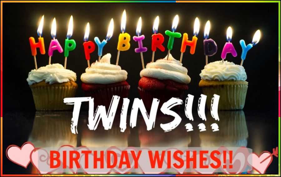 happy birthday twin images
