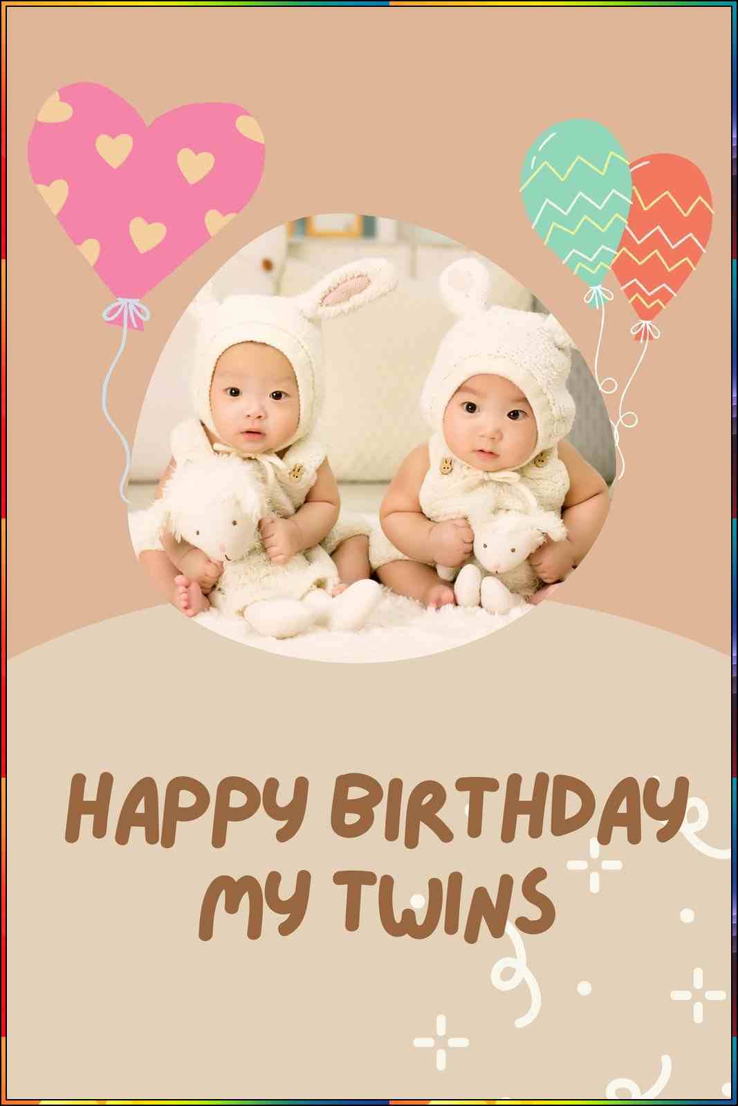 happy birthday twins images
