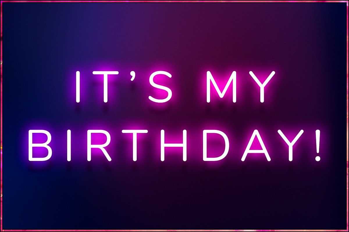 its my birthday purple
