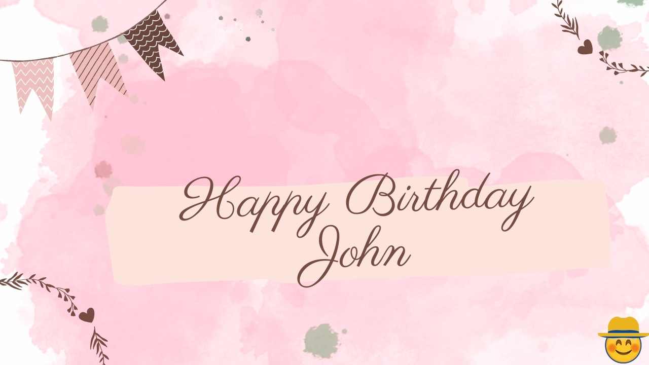 Happy Birthday John Images